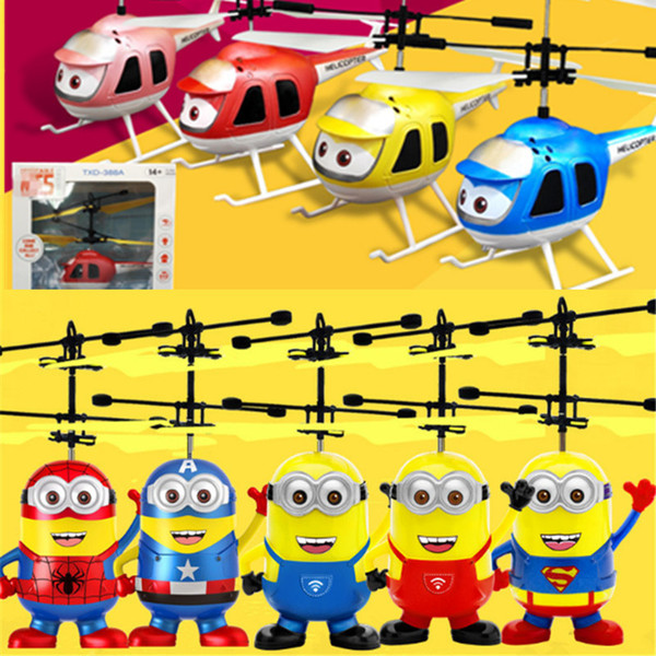 RC Drone Flying Ball Aircraft Helicopter Led Flashing Light Up Toys Induction Electric Toy Drone For Kids Children Christmas gifts