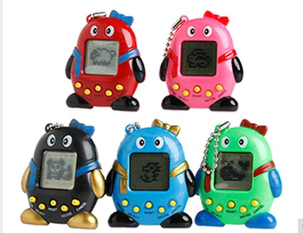 2017 Tamagotchi Electronic Pets Toys 90S Nostalgic 168 Pets in One Virtual Cyber Pet Toy 6 Style Tamagochi Penguins toy free DHL