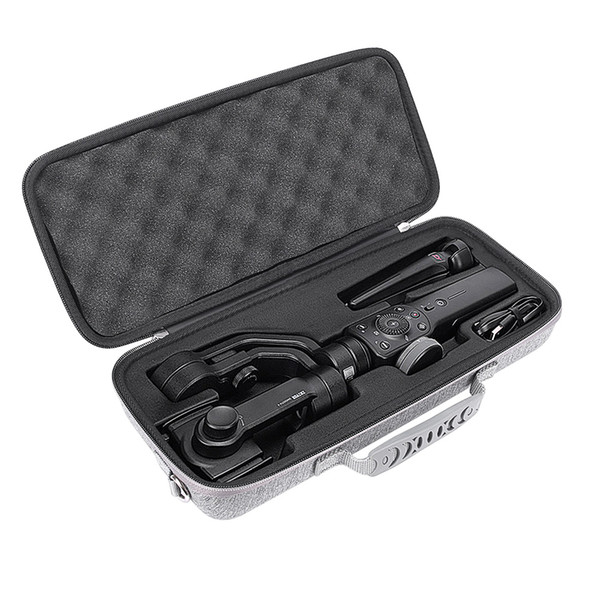 New Top PU Hard Box Travel Carrying Storage Cover Case For Zhiyun Smooth 4 Handheld Gimbal Stabilizer-Extra Room For Accessories