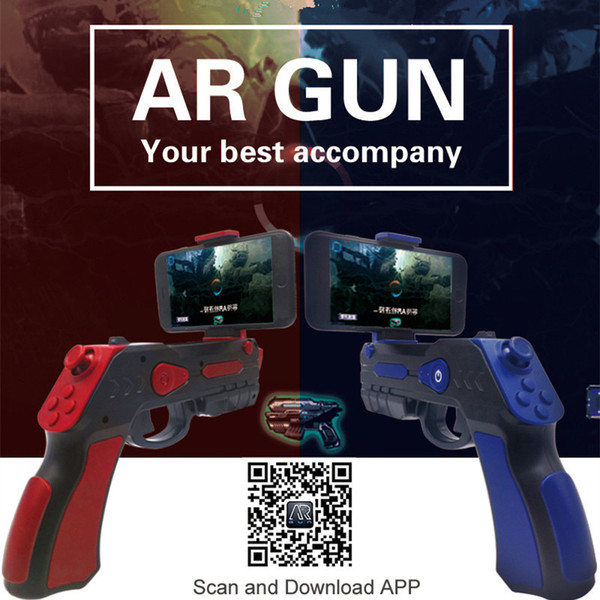 VR Game ARGUN Shooting Game Smartphones Bluetooth Control Toy AR Gun for IOS Android outdoor fun sports airsoft air guns