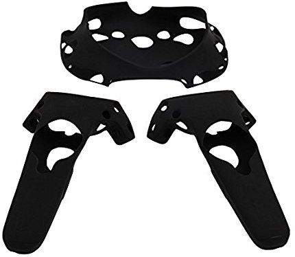 Silicone Case Cover for VIVE VR Virtual Reality Headset Black