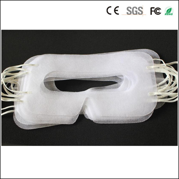 Wholesale 1000 pack Protective Hygiene VR Eye Mask White Disposable Eyemask Nonwoven mask pad for 3D Virtual Reality Glasses