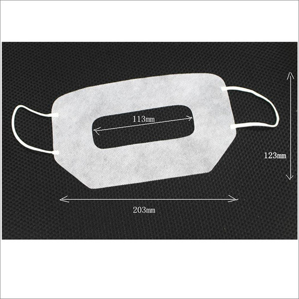 Wholesale 3000pcs Protective Hygiene Eye Mask White Sanitary Disposable Eyemask for 3D VR Glasses