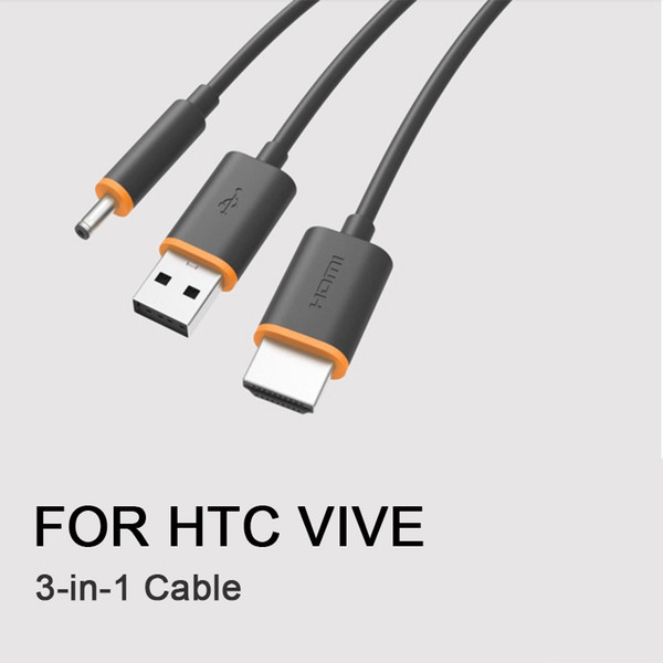 3 IN 1 HDMI USB Cable for HTC VIVE VR Headset Virtual Reality Helmet