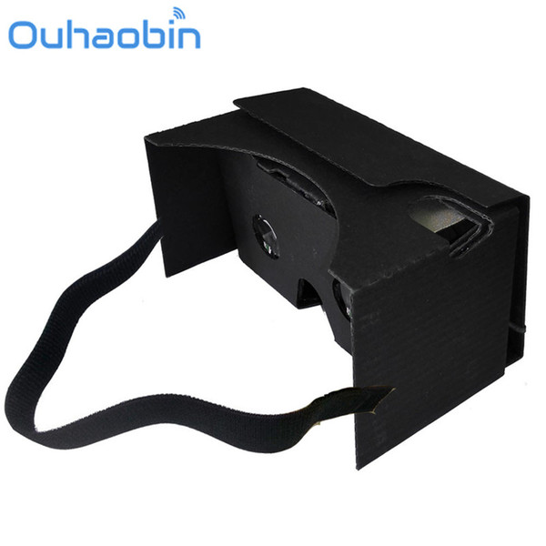 Ouhaobin 2017 New For Google Cardboard V2 3D Glasses VR Valencia Quality Max Fit For 6 Inch Phone