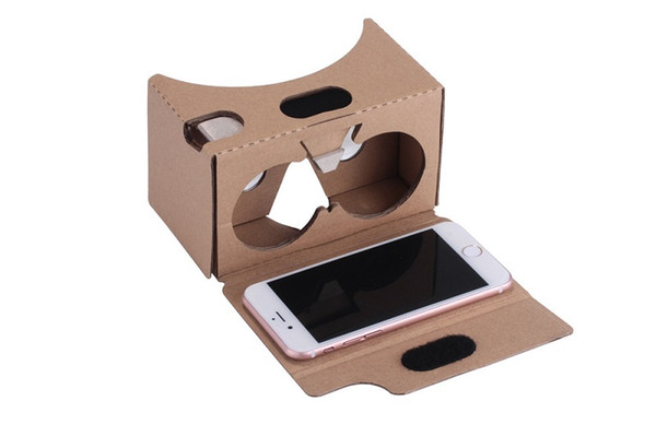 Google 2 generation unofficial carton 3d glasses virtual reality glasses