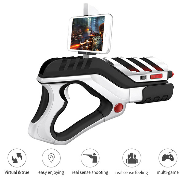 2017 Hot Sale New high quality 3D AR Game Gun game magic gun phone Bluetooth 4.4 handle enhanced reality shooting game AR