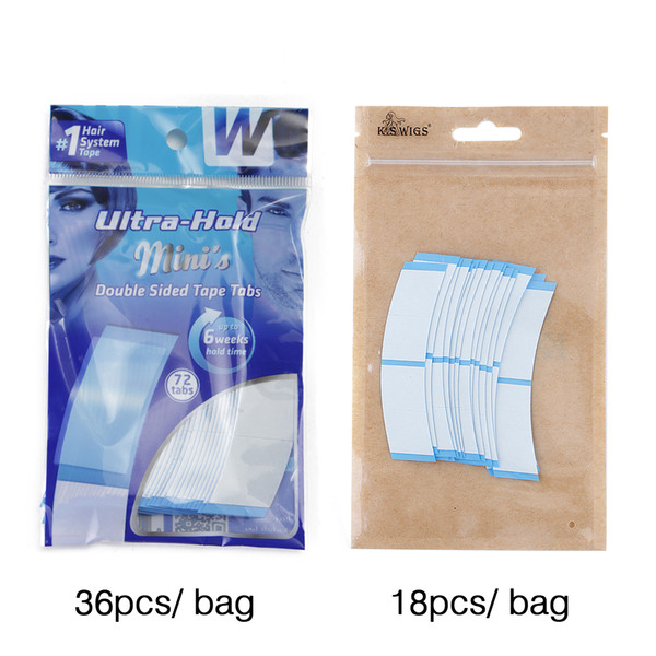 Neitsi 36pcs/bag Blue Ultra Hold Tape Hair Tape Adhesive Double Side Medical US Walker Tape For Lace Wigs Toupees Fast Shipping