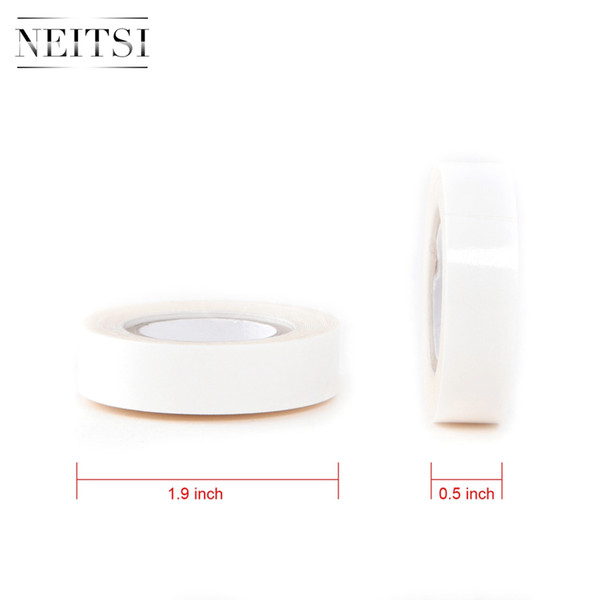 Wholesale Price Neitsi 1PC No Shine Double-Side Hair Extensions Tape Adhsive 1/2inch*3 Yards Glue Roll Tape