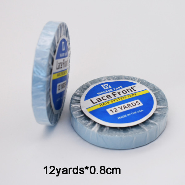 12 Yards Super DoubleSided Adhesives Blue Lace Front Support Tape Length11M For Tape Hair/Skin Weft Hair/Lace Wigs/Toupee