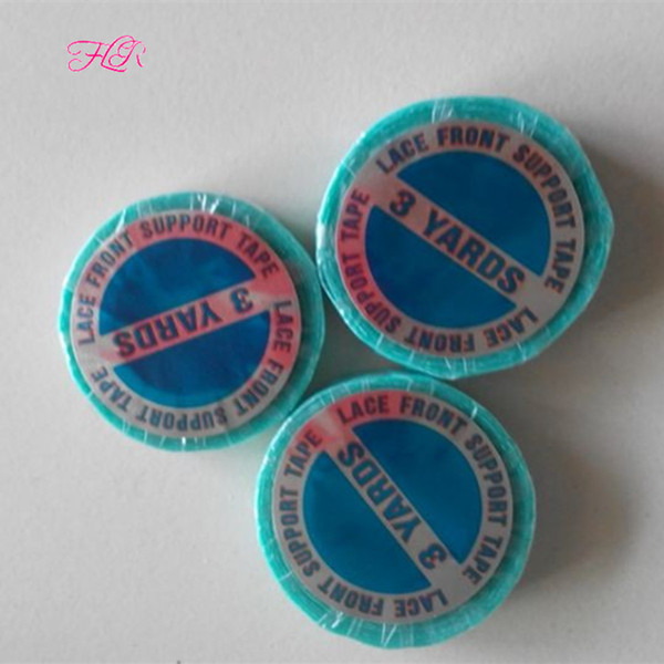 10 Rolls Super Strong Double Sided Tape For Hair Extensions Adhesive Wig Tape Blue Wig Tape 1Cmx3 Yards Hair Tap