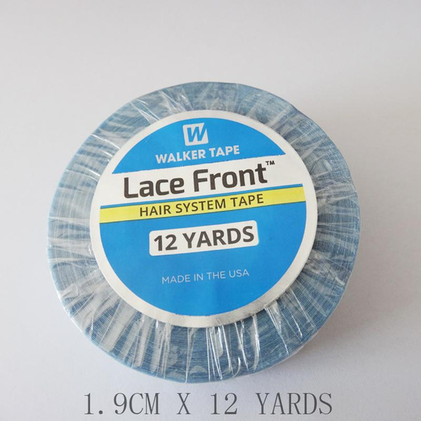 Strong Lace Front Support Tape 12 Yards 1.9cm Beaded Adhesives Tape For Tape Hair Extensions Lace Wigs