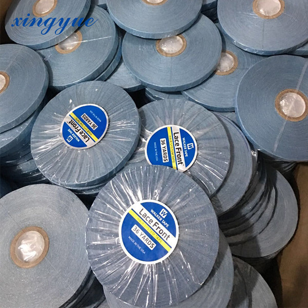 Blue Wig Lace Front Support Double Sided Adhesive Tape For Hair Extension/Toupee/Lace Wig/Pu Extension 0.8* 36 yards 33m