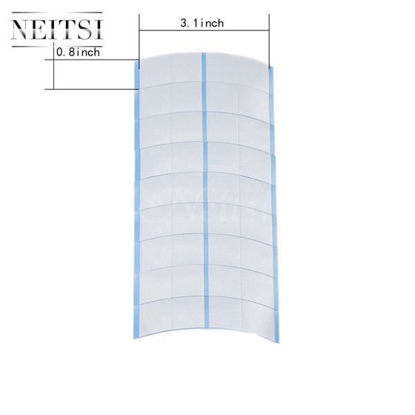 New Arrival Neitsi Mini Strips Ultra Hold Tape Super Stick Adhesive Double-Sided Tape Tabs for Toupee and Lace Wigs 18pcs/bag