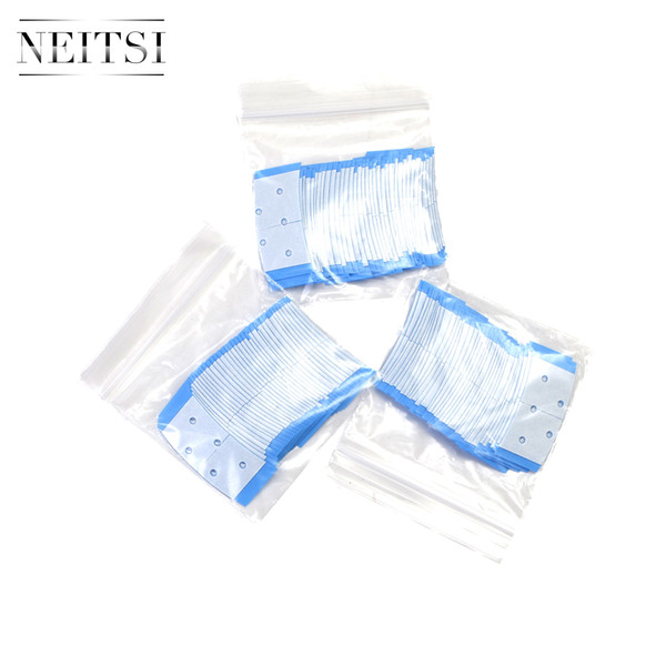 Wholsale Neitsi 72pcs/bag Entenda-Bond Mini Blue Short Tape Adhesive Double Side US Walker Tape For Lace Wigs & Toupees