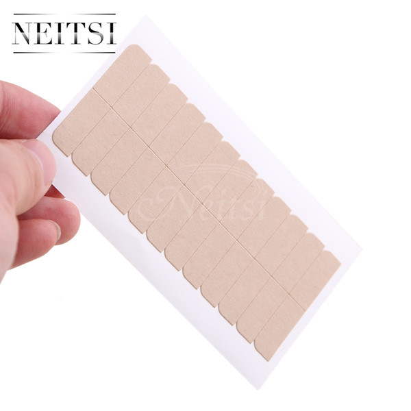 Neitsi Waterproof 5Sheets =60Tabs Hair Extensions Double-Sided Tape Germany Tape for Tape in Human Hair Extensions Replacement 4.0*0.8cm