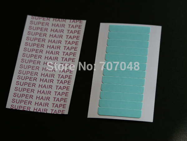 20bags/lot Wholesale high quality Super tape blue color double tape for skin hair weft /pu hair weft