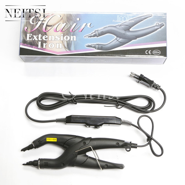 Neitsi 1Pcs Hair Extensions Fusion Iron EU Plug Hair Extensions Heat Connectors Professional Hair Extensions Tools