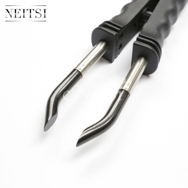 Neitsi Hair Connector Euro Plug Fusion Heat Iron Hair Extensions Tools Black#