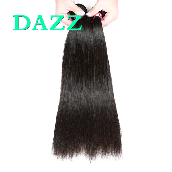 DAZZ Mink Silky Straight Brazilian Virgin Hair 3 Bundles Deals Remy Human Hair Bundles Brazilian Straight Wet And Wavy Human Hair Extensions