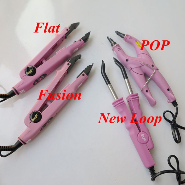 Loof hair extension iron hair extensions fusion connector temperature adjustment Keratin bonding salon machine heat iron four type