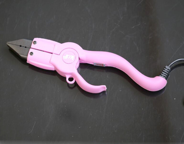 Constant temperature pink EXTENSIONS FUSION REMY HUMAN HAIR CONNECTOR IRON