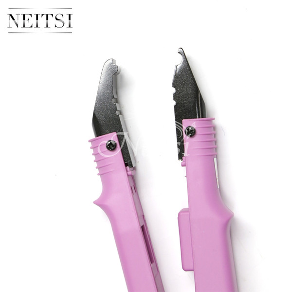 Neitsi UK Plug Hair Connector Iron Keratin Bonding Hair Free Shipping Hair Extensions Tools Pink