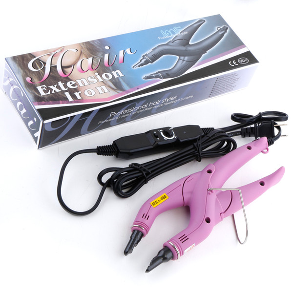 Neitsi Professional Hair Connector Iron USA Plug Hair Tools Control Temperature Pink