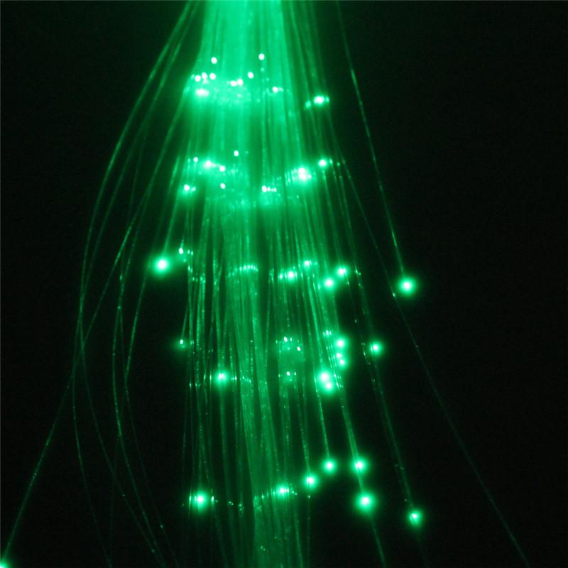 Flash Braid Hair Led Hair Flash Braid Hair Decoration Fiber Luminous Braid Halloween Christmas Party Holiday Bar Dancing Hair Accessories