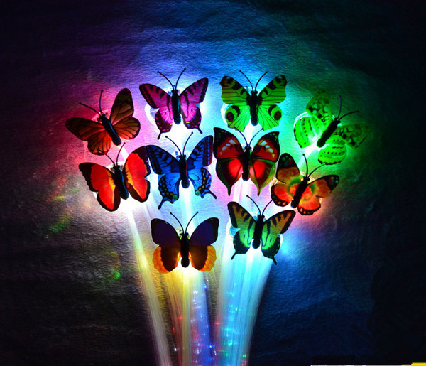 Bars, colorful butterflies, LED luminous braids, creative luminous gifts, vendors selling props