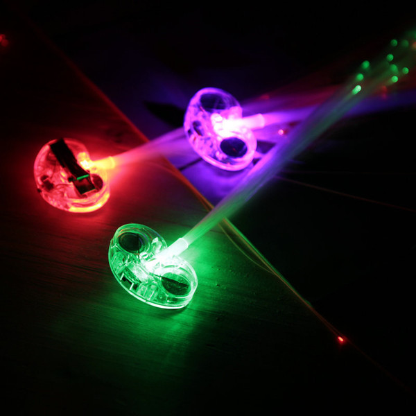 LED colorful light-emitting braids, bars, dances, festive goods, colorful flash, fiber braid, factory outlets