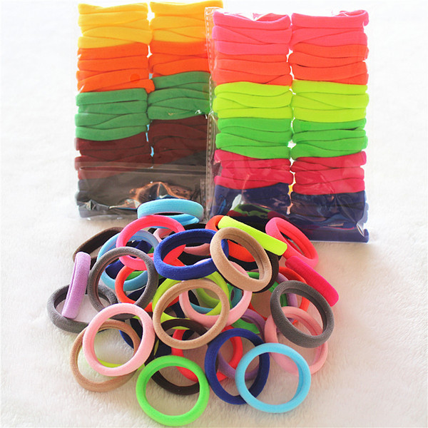 Multi-colors High Elastic Hairband Adult Children's Towel Loop Hair Ring Seamless Rubber Headband Fs139 Free Shipping