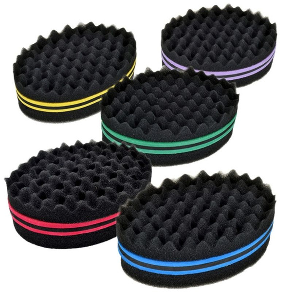 Women Magic Hair Wave Barber Hair Brush Sponge For Afro Locs Twist Curl Coil Magic Tool