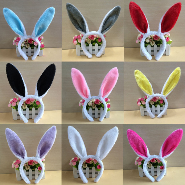 Fashion Headbands Girls Ladies Easter Adult Children Hairband Rabbit Ear Headband Hairband Hair Accessories Free Shipping