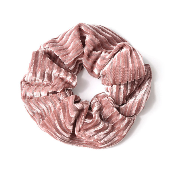 Fashion Striped Large Scrunchie For Women Adult Hair Accessories Elastic Hair Bands Tail Wrap Rubber Bands Ponytail Holder