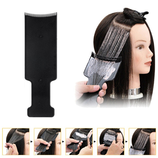 Hairdressing Hair Applicator Brush Dispensing Salon Hair Coloring Dyeing Pick Color Board Styling Tool