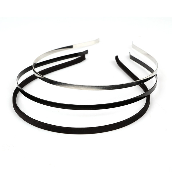 5pcs/bag Korean Simple Style Iron HairBands Metal Black Headdress 2018 New Arrival For Girls Women Headwear