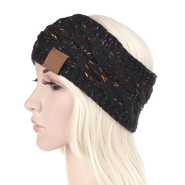 Women Winter Knitted Headband Multi Color Knitting Crochet Turban Twist Hair Band Ear Warmer Elastic Lady Wide Hair Accessories