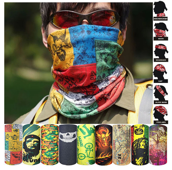 NEW PAISLEY DESIGN BANDANA BIKER COW BOY GIRL MAN WOMEN NECK SCARF WRIST WRAP Skull head bandana 