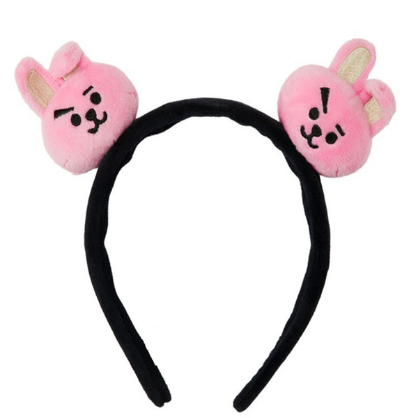 Lovely Kpop BTS BT21 Hair Band Women Girls Christmas Party Cartoon Headbands Bangtan Boys CHIMMY Hair Accessories