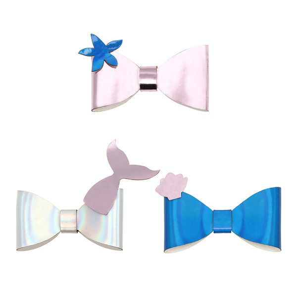 2019 new marine series headdress European and American children mermaid bow hairpin sea star shell three-piece suit