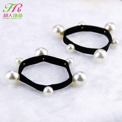 Fashion Pearl Hair Tie Seamless Sponge Balls Headband 20 Pcs Hair Band Hair Accessories For Free Shipping