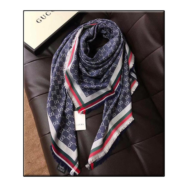 2019 Cashmere Silk Scarf Best Quality Brand scarves Scarfs 140*140cm g letter print Scarves Pashmina Infinity Scarf for Women and Men