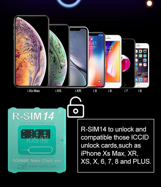 R sim14 RSIM14 R SIM 14 RSIM 14 unlock iphone xs max IOS12.X iccid unlocking sim Unlock card R-SIM14