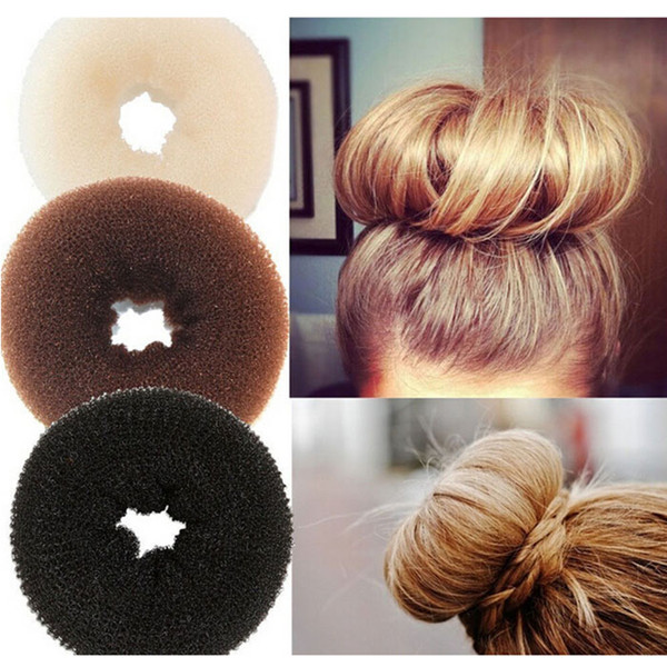 Big bun maker princess donuts meatball headwear hair accessory headband S M L XL 3 COLORS Free Shipping