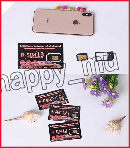 Original R-SIM R SIM13 RSIM 13 Smart Activation Unlocking Sim Card for iPhone 7 8 X XS XR MAX