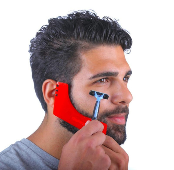 2019 New Comb Beard Shaping Tool Sex Man Gentleman Beard Trimmer Template Hair Cut Hair Molding Beard