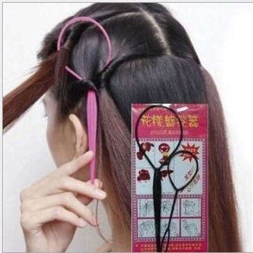 Ponytail Creator Plastic Loop Styling Tools Black Topsy Pony topsy Tail Clip Hair Braid Maker Styling Tool Fashion Salon