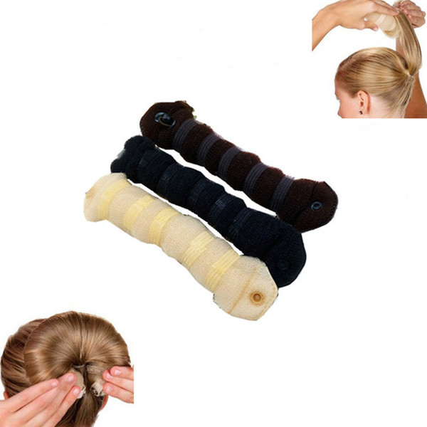 Zhifan European and American Retail Twist Curler Tool Magic Sponge Hair Styling Twist Machine Hair Bun Maker For Women