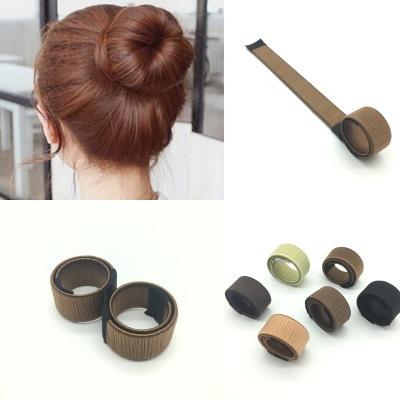 Magic Tools Hair Bun Maker Hair Ties Girls DIY Styling Donut Adults Hair Accessories French Twist